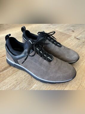 Johnston & Murphy XC4 Prentiss U-Throat Sneakers Brown Leather Men’s Shoes 10.5